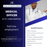 Medical Officer at ST. Lukes Hospital