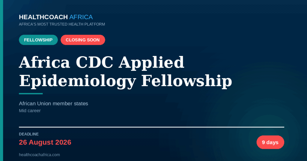 Africa CDC Epidemiology Fellowship 2026