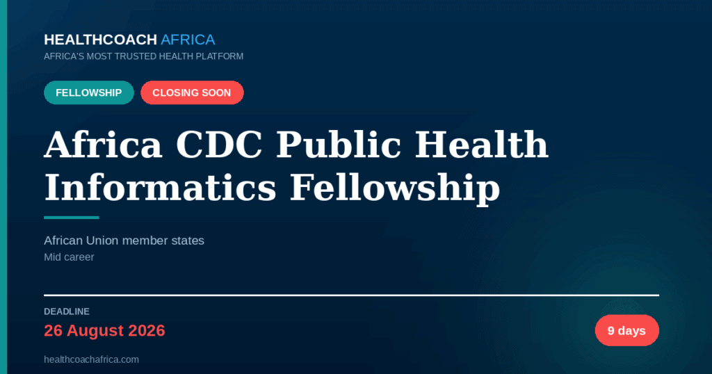 Africa CDC Public Health Informatics Fellowship. African Union member states.