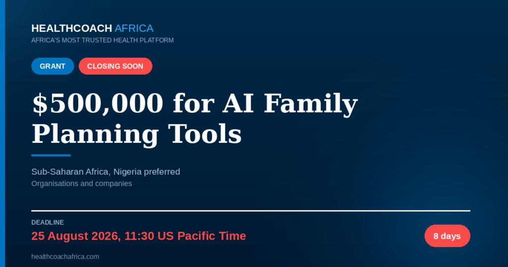 Gates Foundation AI Family Planning Grant proposal submission illustration