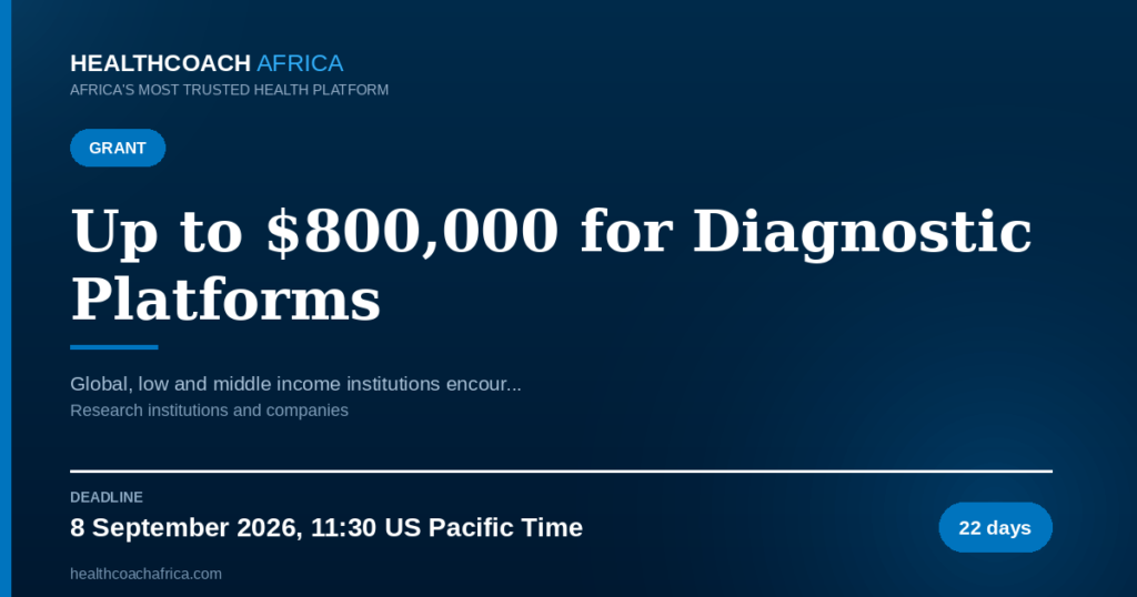 Grand Challenges Micronutrient Grant diagnostic platform research in low and middle income countries