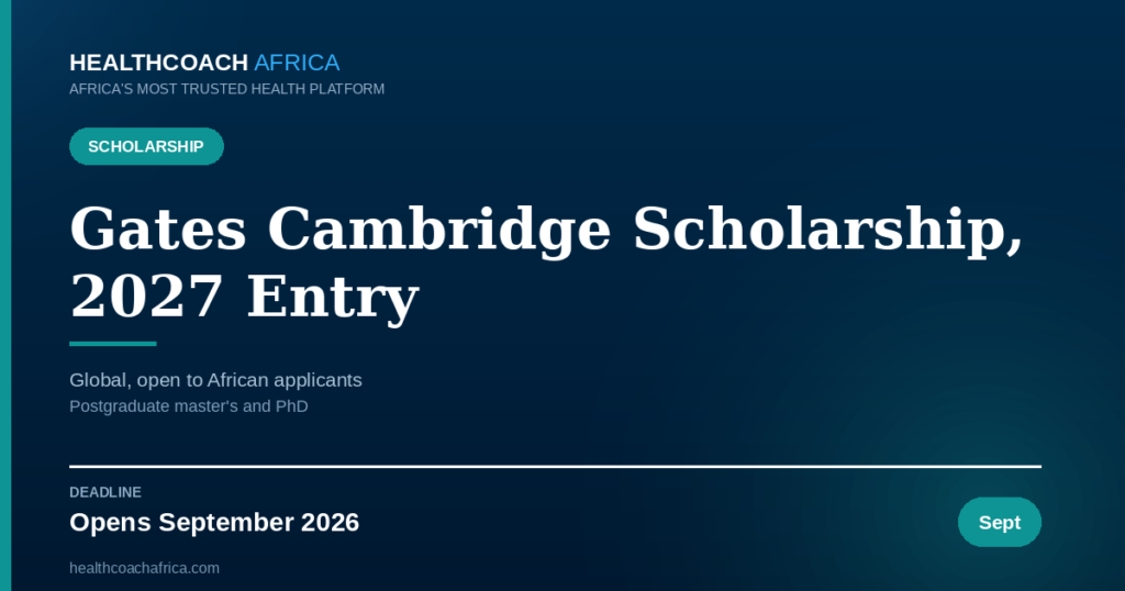 Gates Cambridge Scholarship 2027 application guide for University of Cambridge