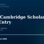 Gates Cambridge Reopens in September and African Health Applicants Should Start Now Gates Cambridge Scholarship 2027 application guide for University of Cambridge