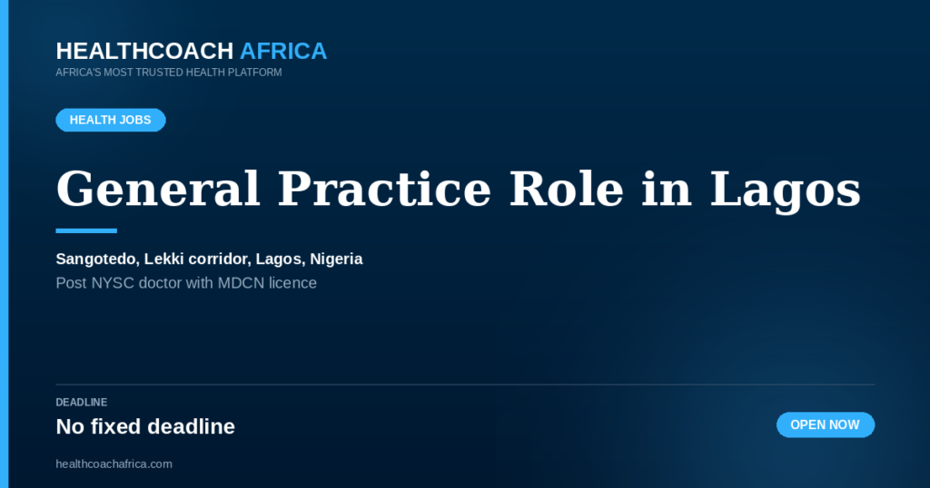 EHA Clinics Medical Doctor consultation facility in Sangotedo Lagos
