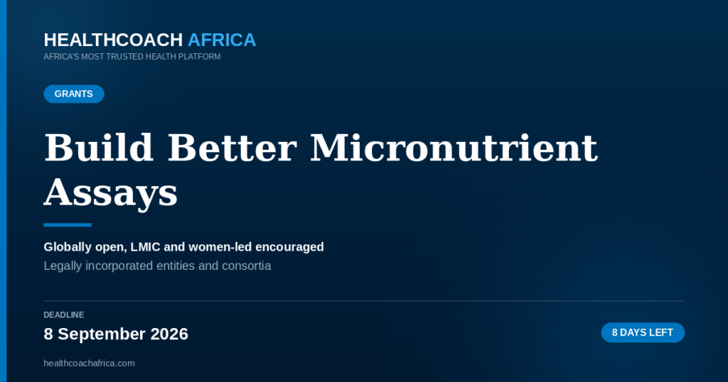 Gates Micronutrient Assays Grants laboratory nutrition research