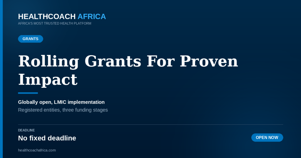 DIV Fund Health Innovation Grants evidence based global development funding