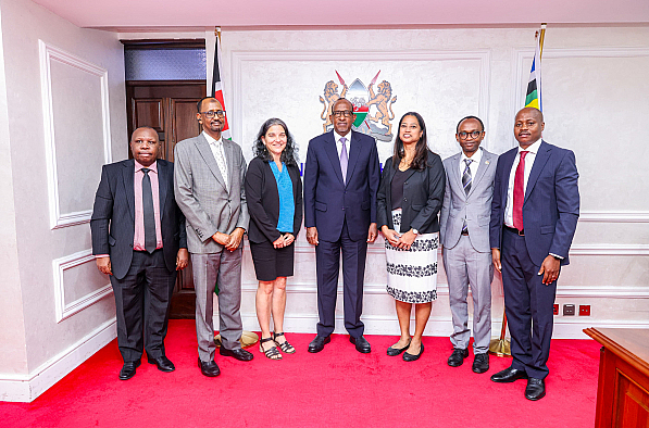 Kenya US health partnership meeting between Ministry of Health officials and US CDC leadership