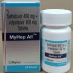 MyHep All treatment guide bottle showing Sofosbuvir and Velpatasvir tablets
