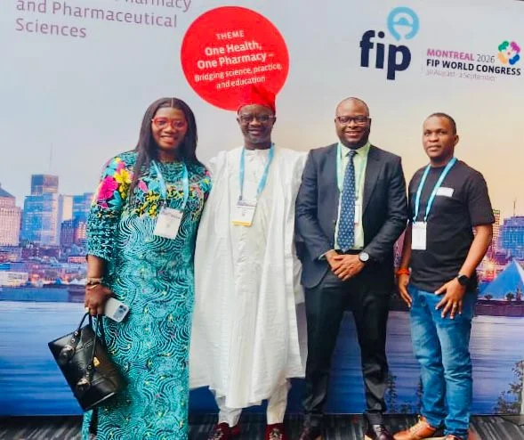 Nigeria pharmacist career framework presentation at the International Pharmaceutical Federation congress