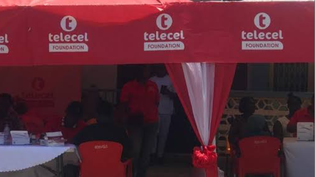 Connected health program ghana screening conducted by medical staff in a rural community