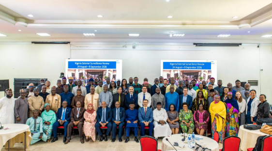 nigeria polio surveillance review conducted by WHO and health workers in high-priority states