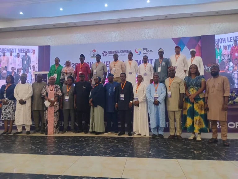 Officials at an Abuja meeting on neglected tropical disease fundin